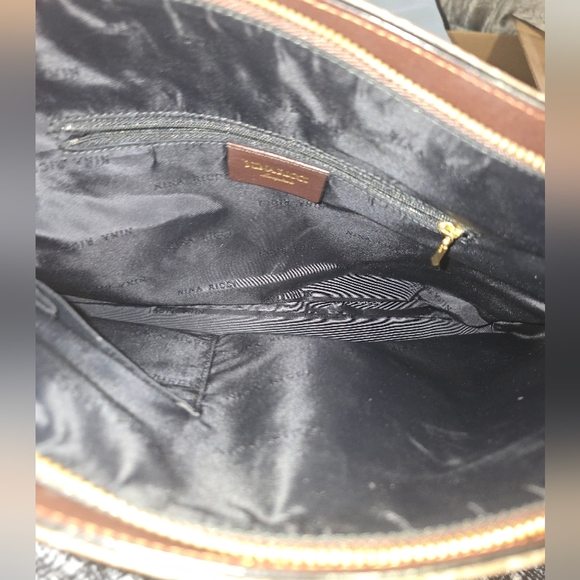 Classic Nina Ricci Brown Patterned Tote Bag - Picture 9 of 9